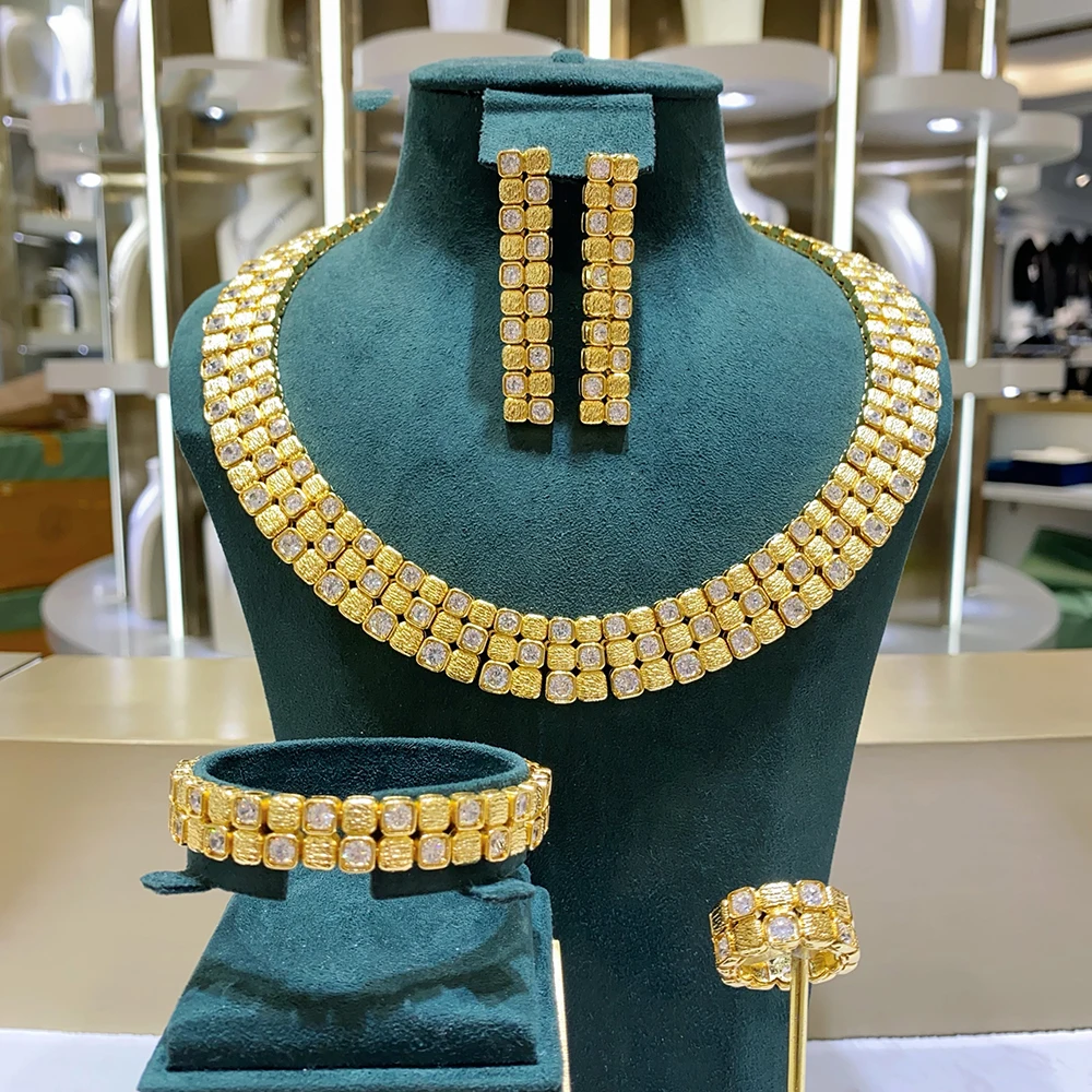 GODKI Hiphop 2 шт. африканские танцевальные ювелирные наборы для женщин Свадебные с