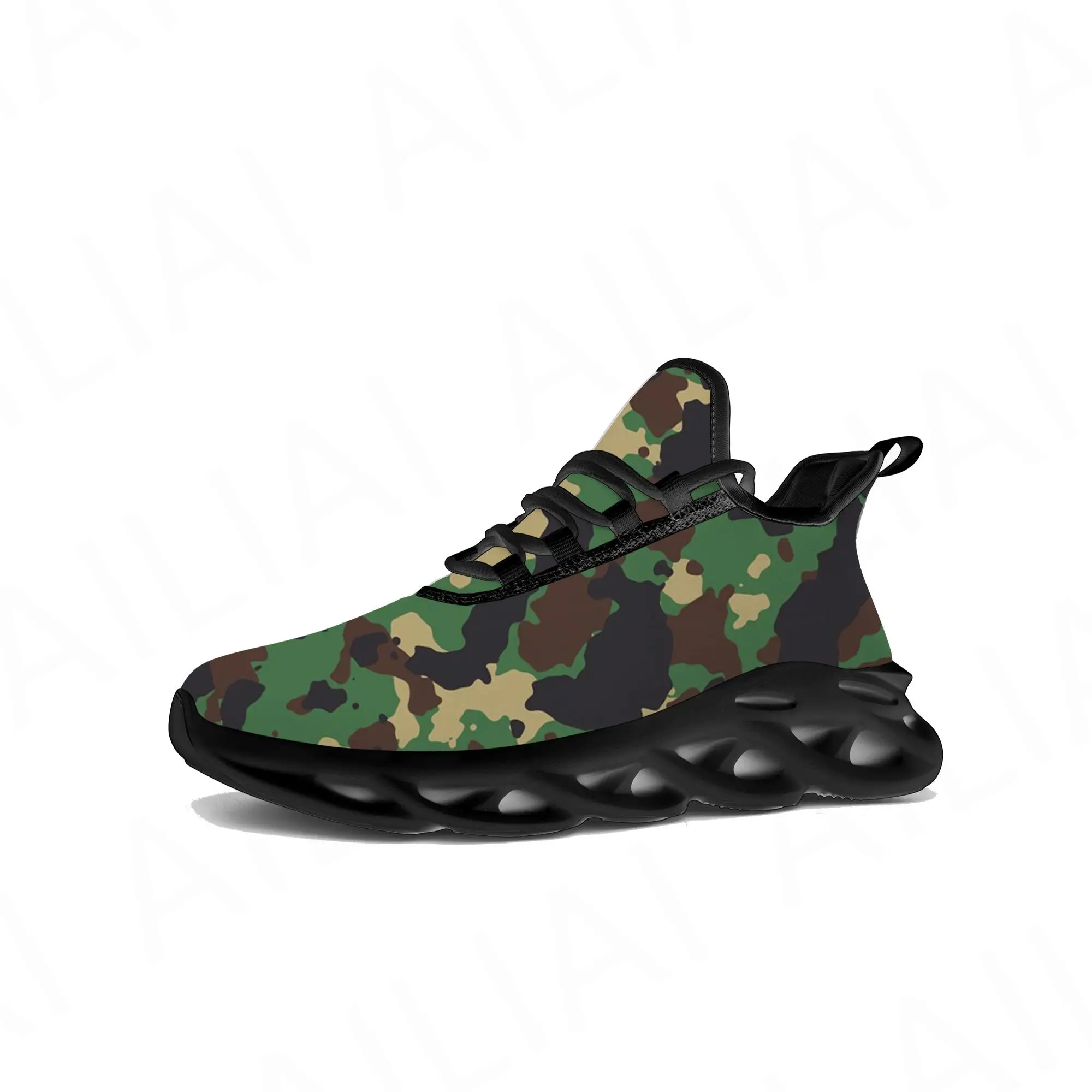 

Camo Force Flats Sneakers Mens Womens Army Camouflage Sports Running High Quality Sneaker Lace Up Mesh Footwear Tailor-made Shoe