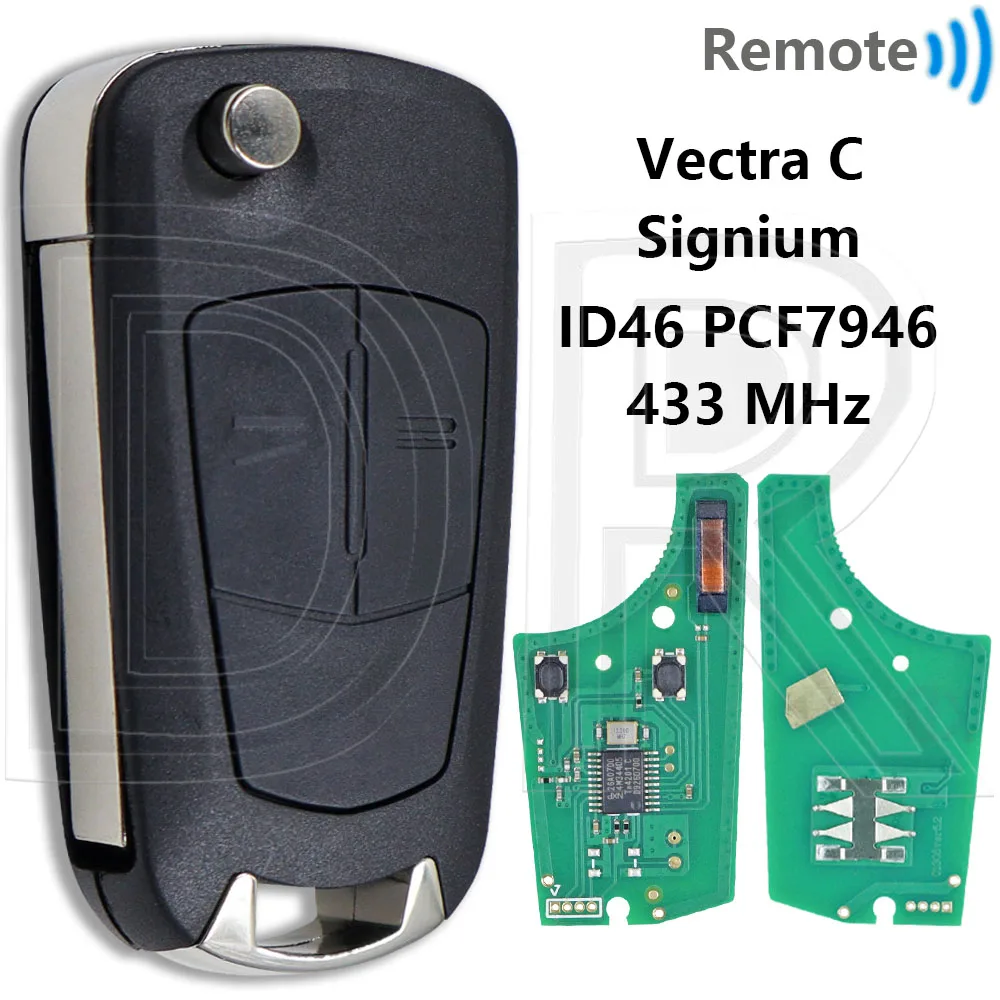 Отличный ID46 PCF7941Chip 433 МГц автомобильный ключ дистанционного управления для Opel Corsa D G4 Astra H Zafira B Holden Vectra C Meriva D Vauxhall