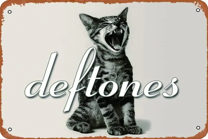 ASIOADWNA Deftones 12x8 дюймов жестяные знаки в стиле рок-группы металлические музыкальный