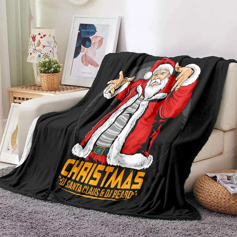 

Christmas Gift Soft Plush Sofa Bed Picnic Blankets Modern Flannel Blanket Cover Gedruckt Bettdecke Geschenk Throwing Cartoon