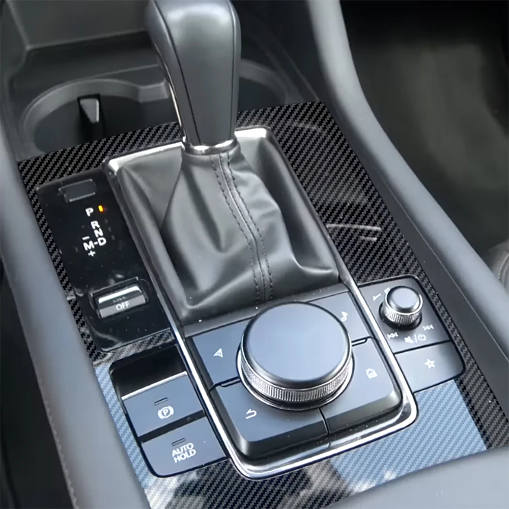 

2019-2022 для коробки передач Mazda3, отделка панели из углеродного волокна