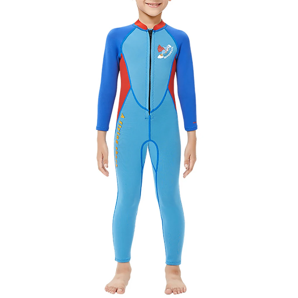 

Детский слитный купальник из неопрена с длинным рукавом