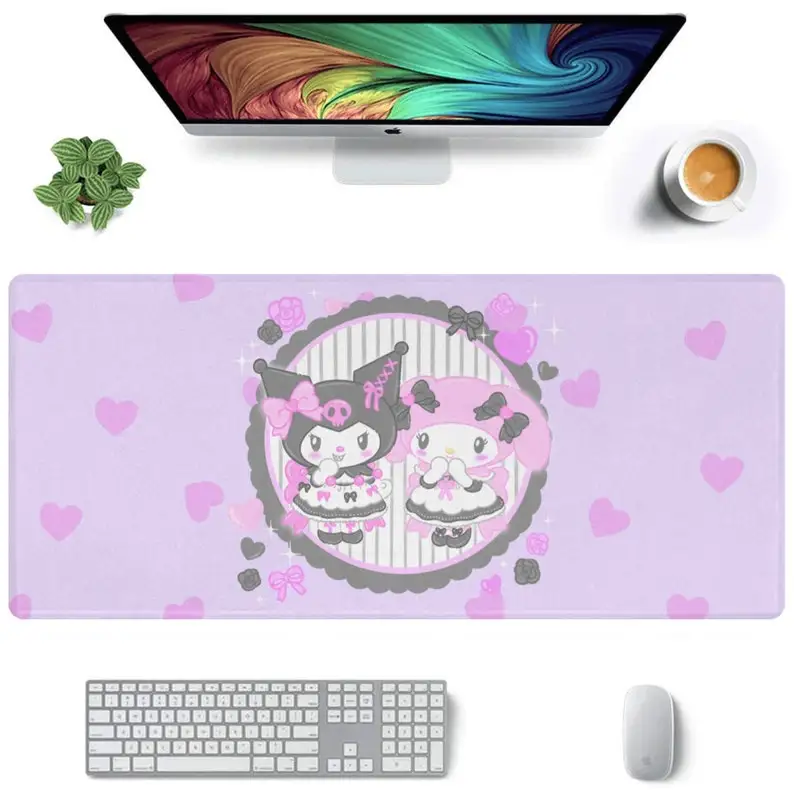 

Pastel goth Mouse pad - Gamer desk mat - Cute gaming large desk mousepad - Melody Anime gamer mousepad - Non-slip desk pad - XXL