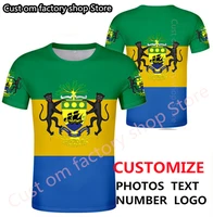 gabonese republic t shirt diy free custom name number personalize gabon t shirt print french text gabonais flag photo clothes