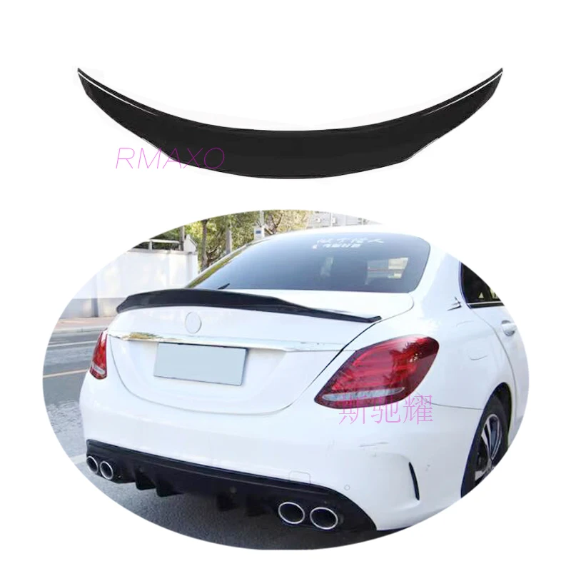 Спойлер для W205 2015-2018 PSM Mercedes-Benz C-class C180 C200 спойлер из АБС-пластика автомобильный