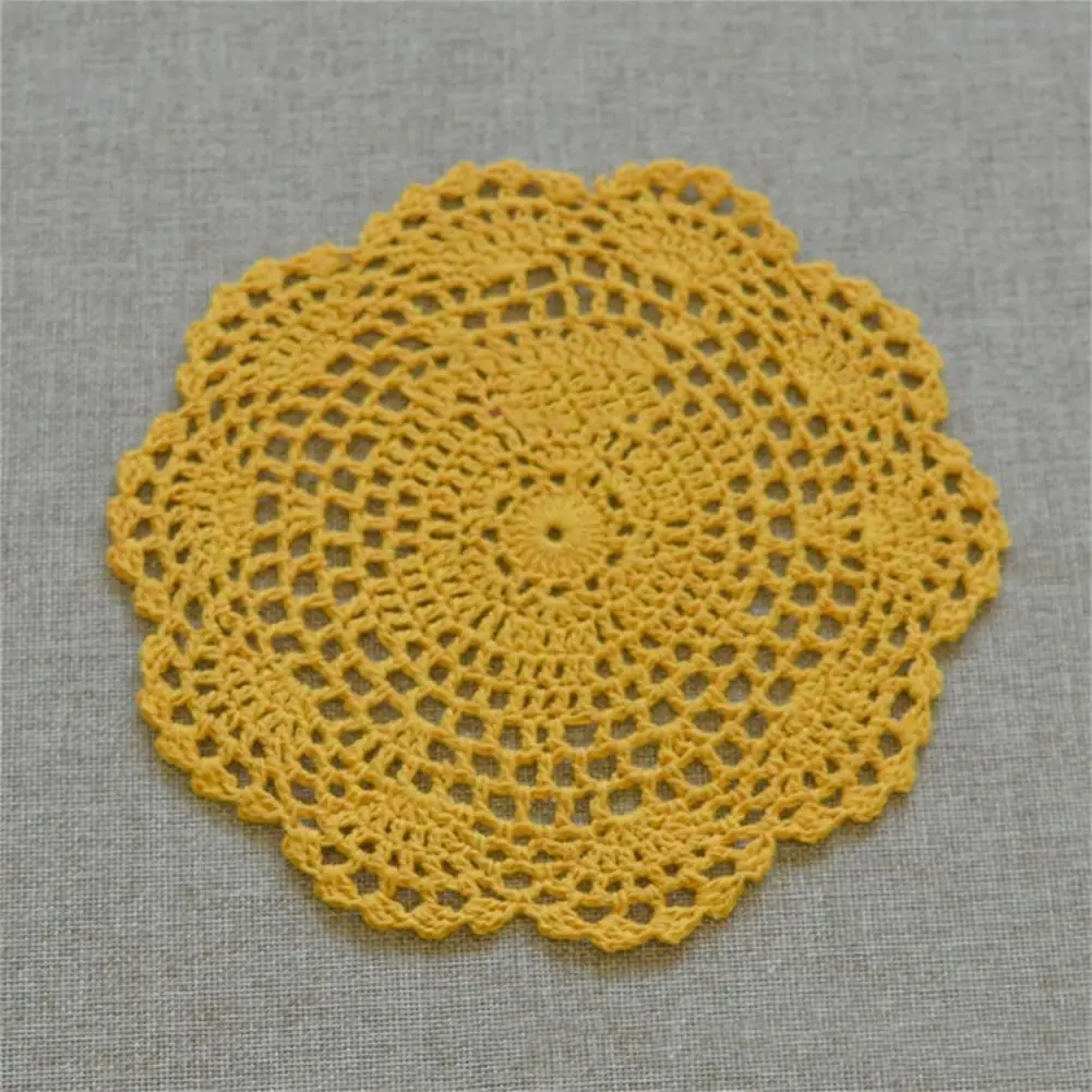 

Fashion Hot Pad Fine Workmanship Breathable Retro Heat Resistant Hot Pad Table Mat Tableware Pad 2Pcs
