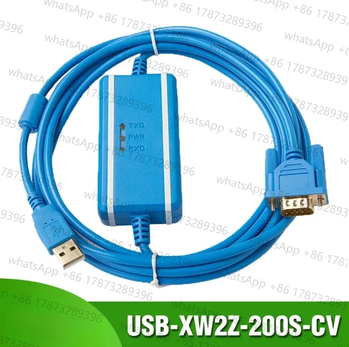 Фото Кабель для программирования USB-XW2Z-200S-CV для ПЛК серий CQM1H, C200HE, CPM2C, CJ1M /HG/HS/HX/CJ/CS, линия для передачи данных №1