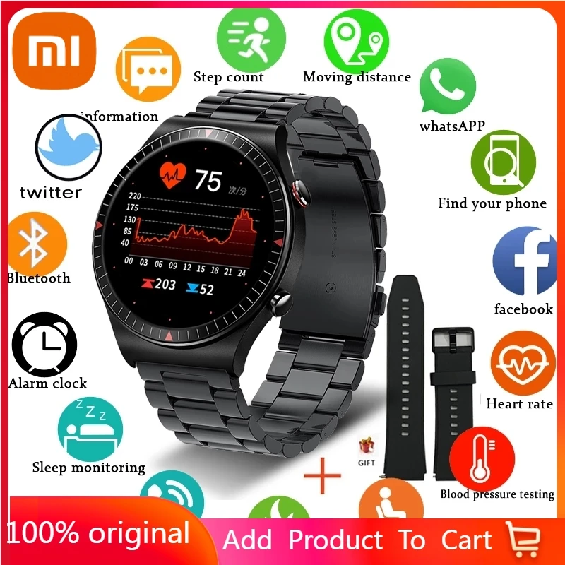

Xiaomi Bluetooth Call Smart Watch Men 4G Memory Card Watches Music Player For Android IOS Sport Fitness Tracker Smartwatch Man