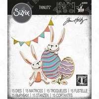 hot sale new bunny games metal cutting dies scrapbook diary decoration stencil embossing template diy greeting card handmade