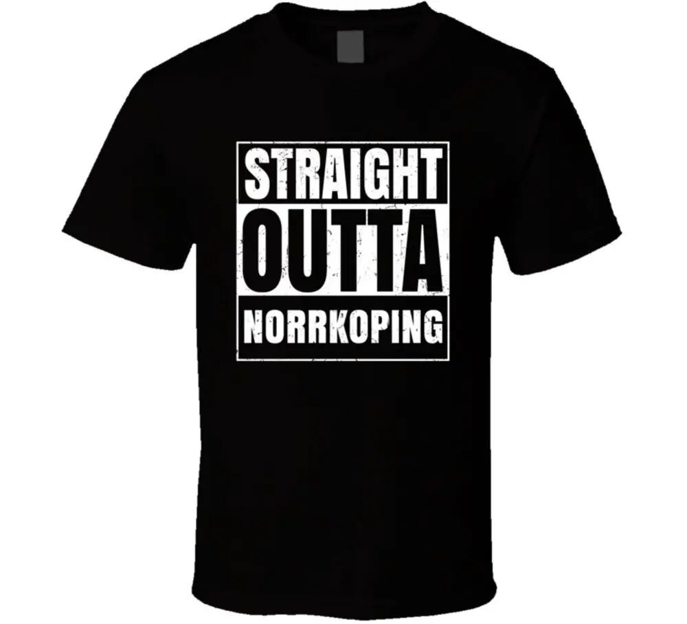

Straight Outta Norrkoping Sweden Compton Parody Grunge City T Shirt