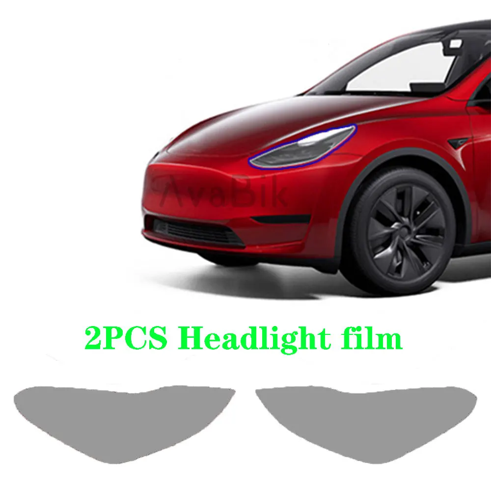 ТПУ затемненные фары Задние Брызговики Защитная пленка для Tesla Model 3 Y 2017-2023