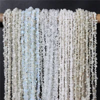 5 8mm natural blue moonstone beads white cat eye crystals opal stone loose bead for jewelry making diy necklace bracelet rings