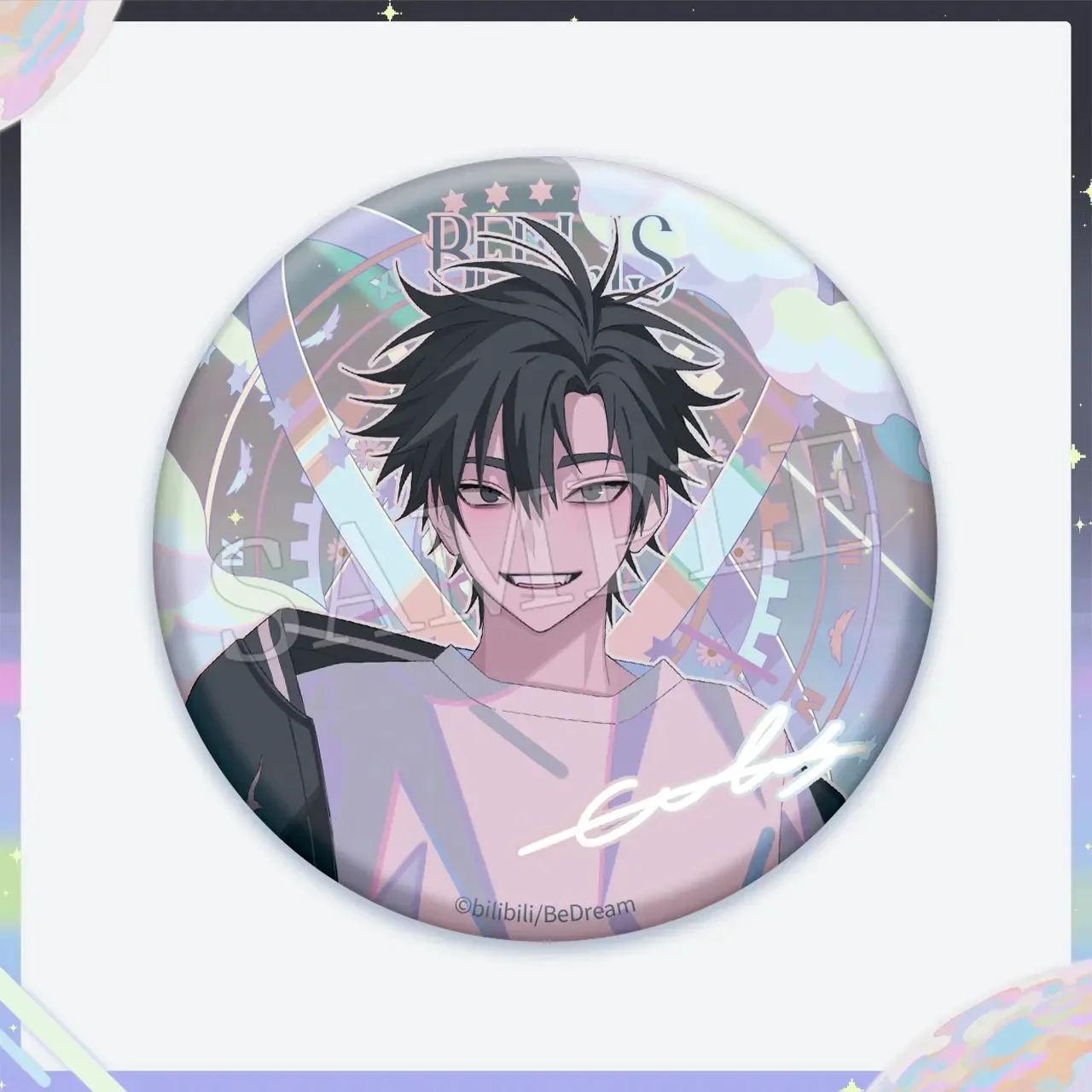 Мультяшная аниме ссылка клик Чэн сяоши лепесток порошок Косплей Милая жестяная