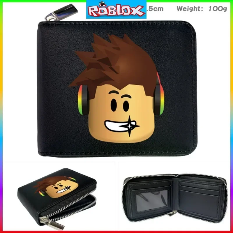 Короткий кошелек ROBLOX футболка унисекс из полиэстера модный с принтом