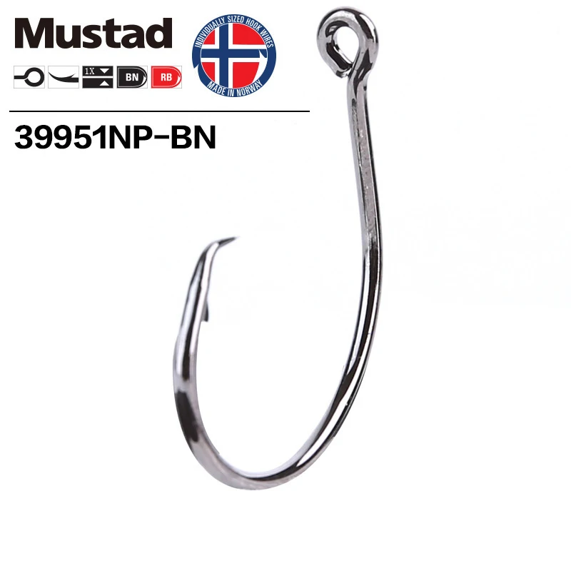 Рыболовные крючки Mustad 39951NP-BN Demon 6 #-8/0 |