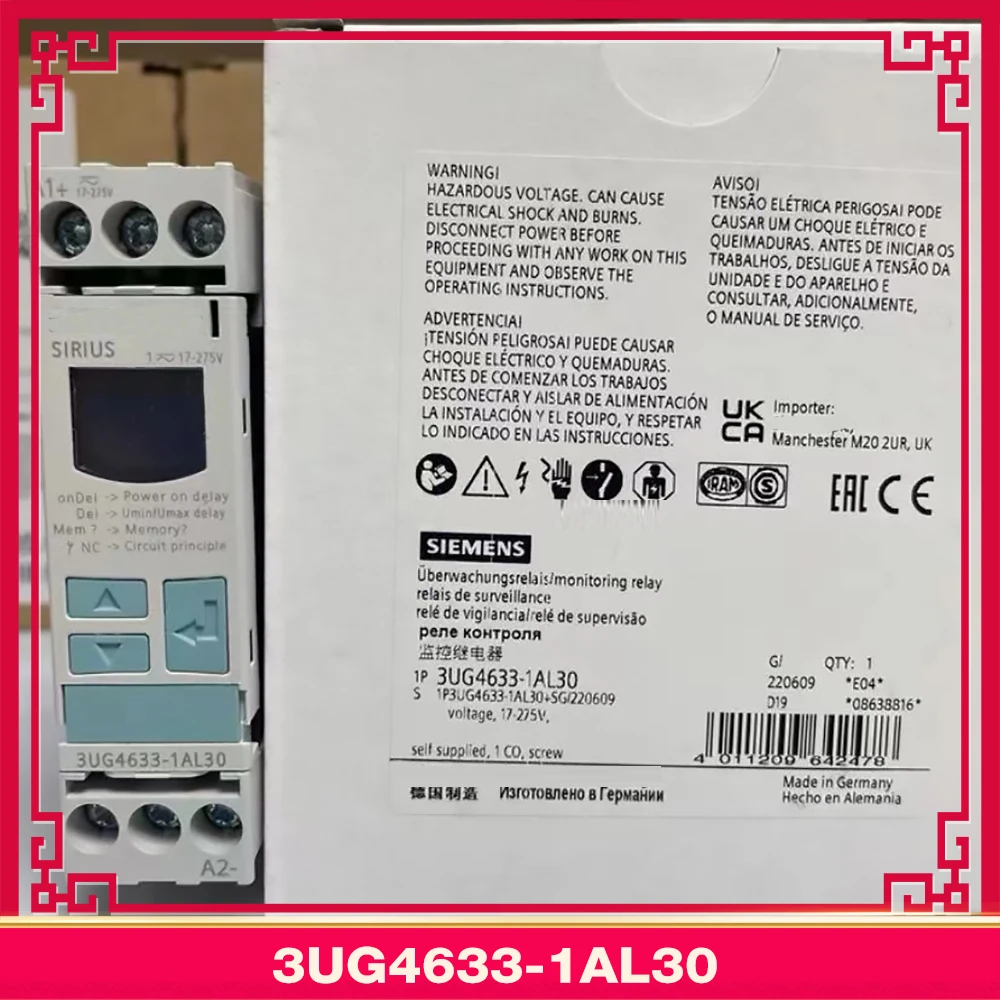 Реле контроля мощности 3UG4633-1AL30 3UG4 633-1AL30 E:04 для Siemens SIRIUS
