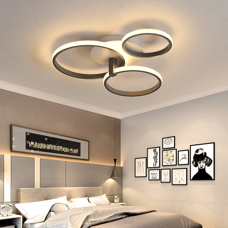 

Modern LED Ceiling Lamp For Living Room Indoor Lighting Bedroom Loft Home Decor Ring Ceiling Lights Dimmable Smart Light Fixture