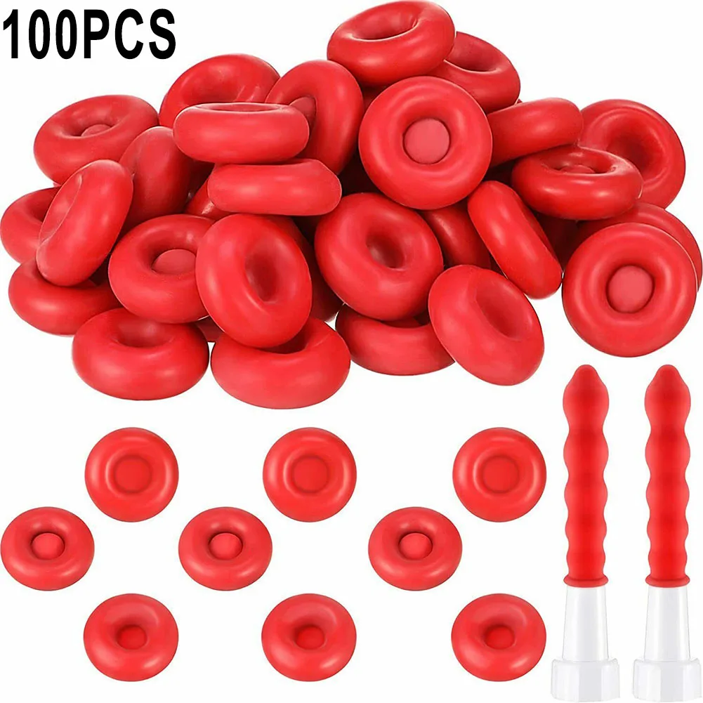 

Brand New Caulk Cap Accessories Latex Open Caulking Tube Portable Useful 100pcs 7x7x4cm For Sealing And Preserving