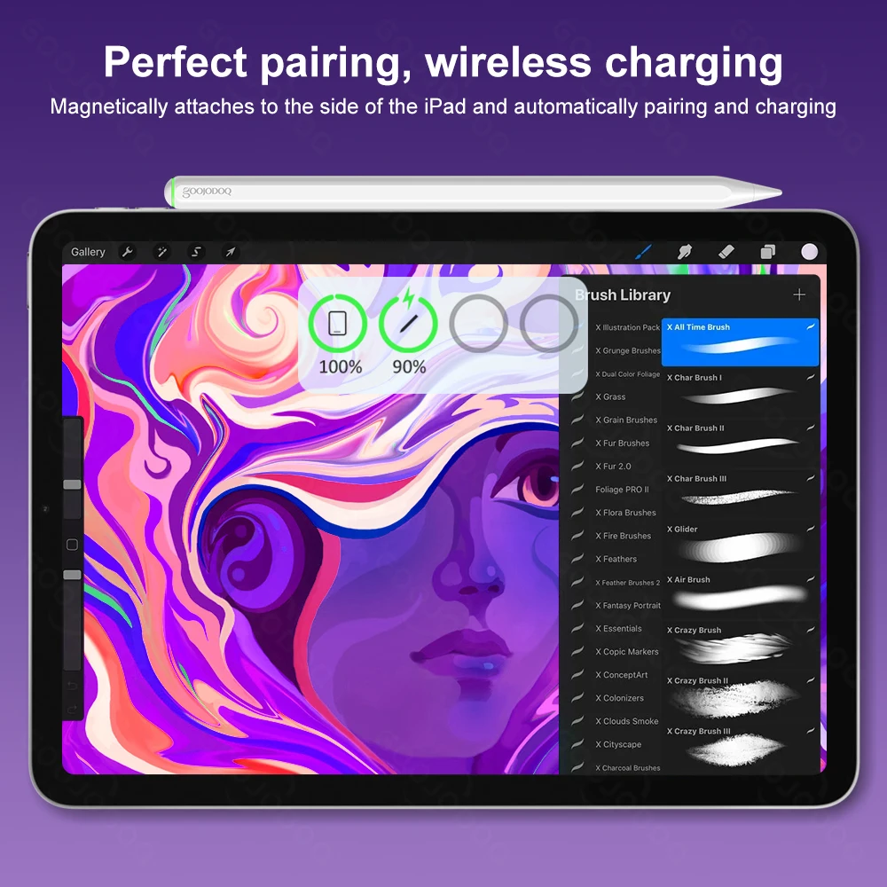 Для Apple Pencil 2 стилус-ручка для iPad Air 5 4 Pro 11 12 9 2021 Mini 6 1 беспроводная защита ладони |
