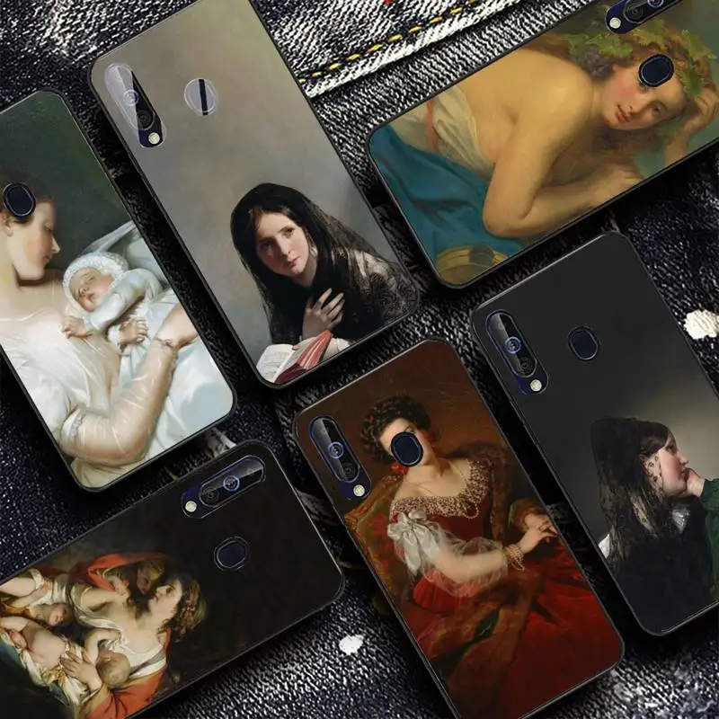 

Friedrich Ritter von Amerling Painting Phone Case for Redmi 8 9 9A for Samsung J5 J6 Note9 for Huawei NOVA3E Mate20lite cover