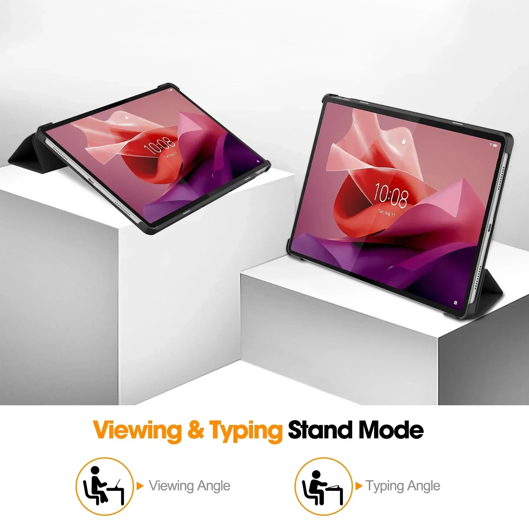 Новый чехол для Lenovo Tab P12 12 7 дюйма 2023 складной магнитный смарт-чехол с подставкой