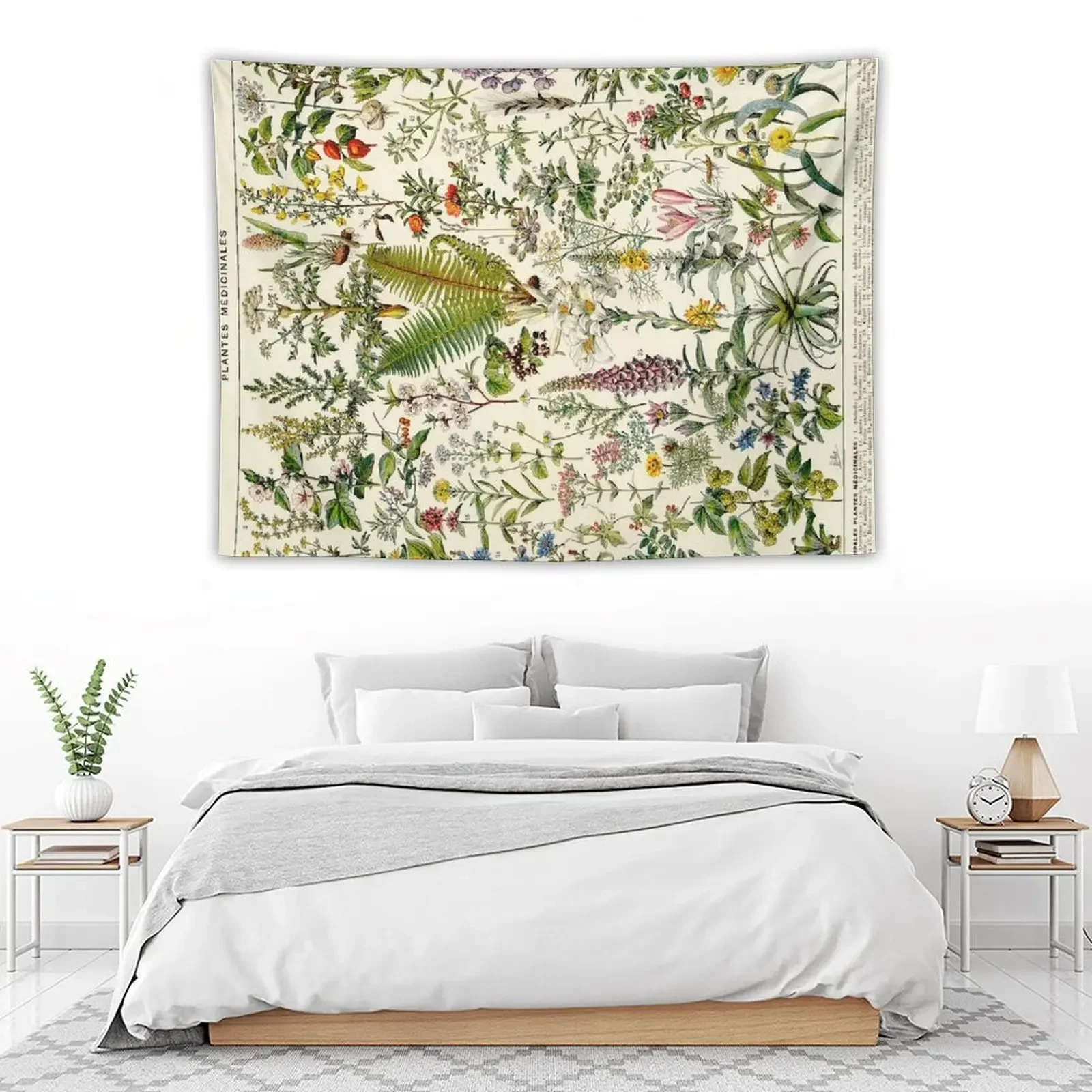 Адольф миллот лекарственные растения винтажная научная иллюстрация larcase