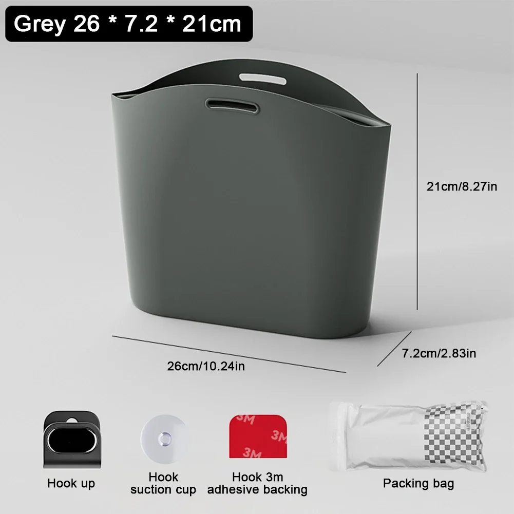 

Портативный Автомобильный Мусорный Бак, Подвесной Органайзер Из Силикона, Складной, Для Сбора Отходов В Автомобиле
