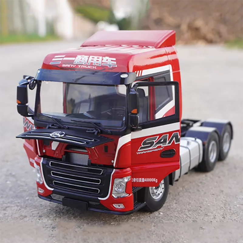 Литой под давлением 1:24 трактор SANY Yingjie Edition прицеп легкосплавный грузовик