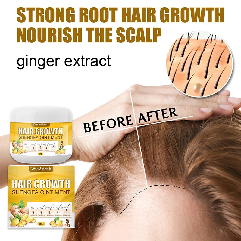 

Hair Loss Hair Growth Cream Moisturizing Scalp Massage Hair Care Essence