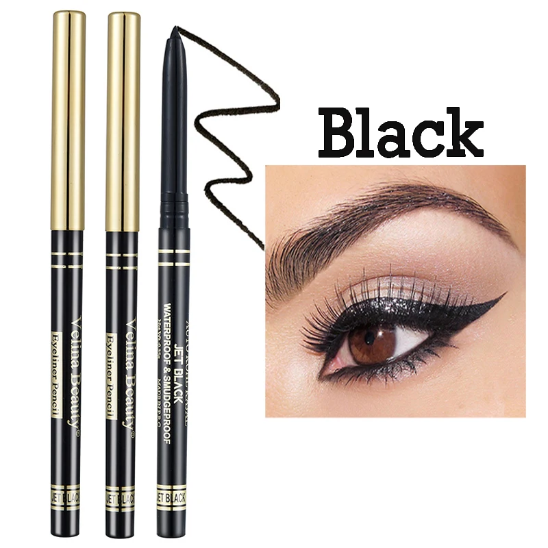 

White Quick-drying Eyeliner Pencil Waterproof Lasting No Blooming Eye Liner Pen Professional Woman Makeup Beauty Cosmetics Tools