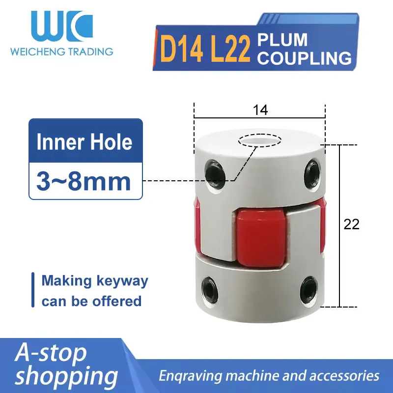 

Сливовая муфта LHOHWP D14 L22