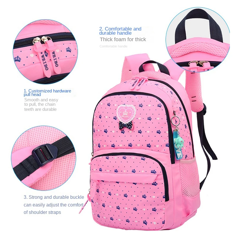 3 шт./набор ортопедические рюкзаки для девочек