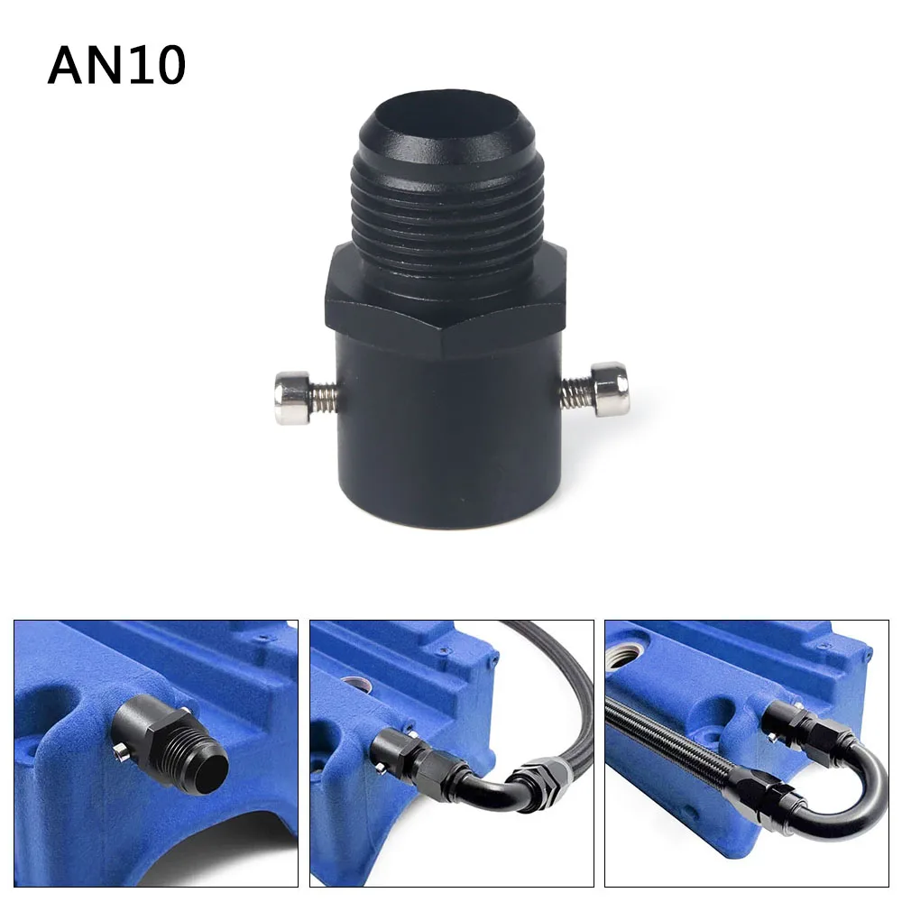 

19 мм AN10 крышка клапана вентиляционное отверстие K-Swap стандартный адаптер для Honda Civic Acura Rsx Tsx K20 K24 алюминиевый маслоуловитель