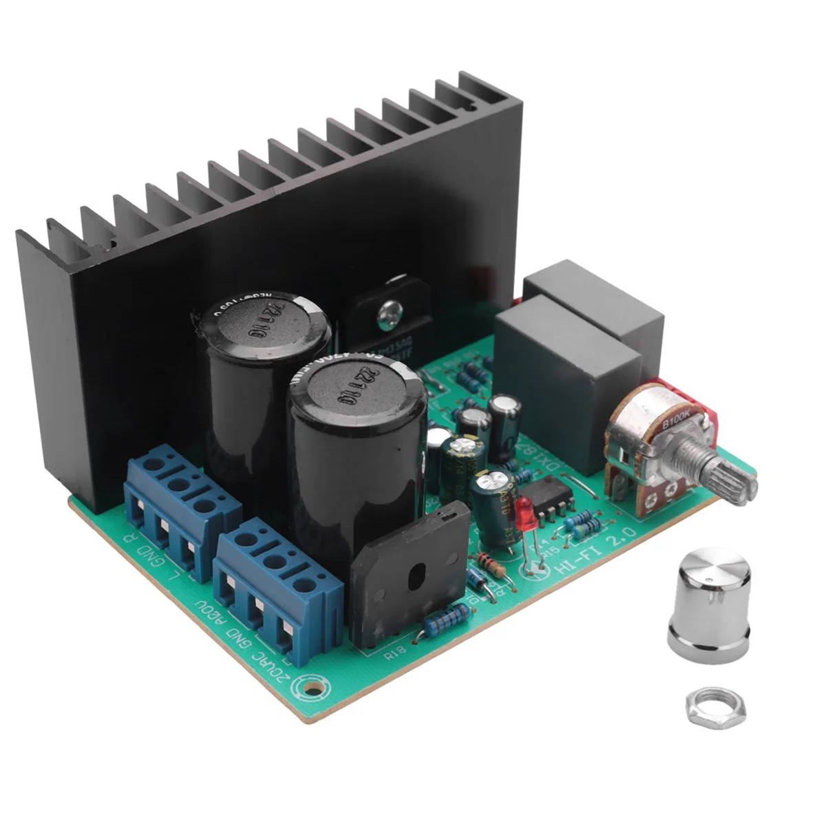 

30W+30W LM1876 Stereo Audio Power 4558 Amplifier Board 2.0 Stereo Class AB Home Theater AMP Dual
