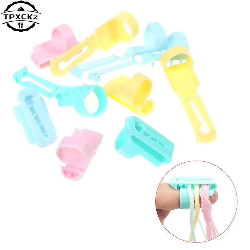 

1 шт. разветвитель пальцев, вязание, наперсток, ремесла, вязальные инструменты кольцевого типа, пальцевая нить, искусственная нить, пластиковая игла, наперсток