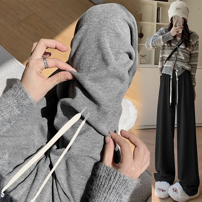 Утягивающие брюки-клеш с высокой талией для беременных весна-осень 2023 брюки