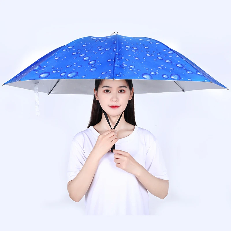 

Anti Uv Umbrella Hat Large Rainbow Fishing Folding Umbrella Sunny And Rainy Outdoor Travel Rain Umbrellas Camp Parasol