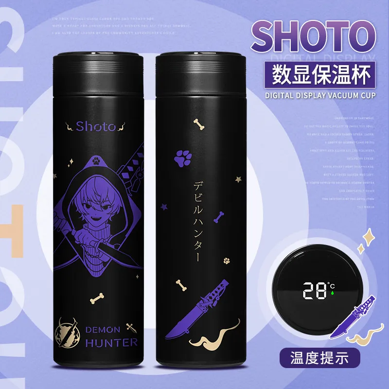 

Anime Game Shoto Shou Vtuber Luxiem Cosplay Screen Display Stainless Steel Vacuum Cup Thermos Cup Fashion Water Bottle Xmas Gift