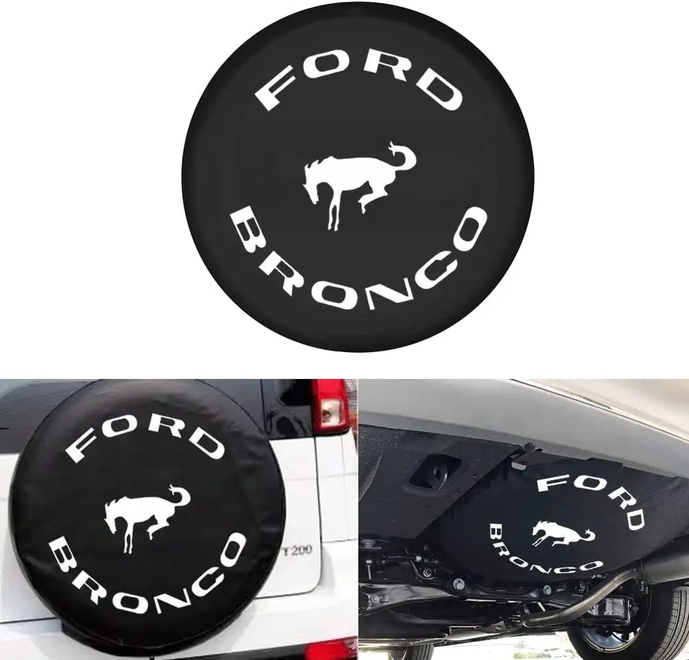 

for Ford Bronco Car Spare Tire Cover Back Wheel Cover Storage Bag Protector