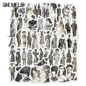 Стикеры F5 Мультяшные в европейском стиле для женщин, наклейки на ноутбук, мотоцикл, скейтборд, чемодан, холодильник, ноутбук, игрушки, 103050 шт.