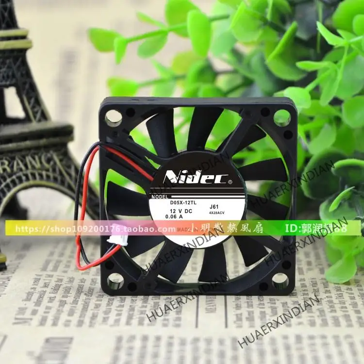 Новый D05X-12TL 12V 0.06A 5010 5CM 5 комплект для сборки охлаждающего вентилятора