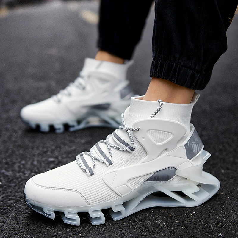 

New Sneakers Calzado Hombre Plus Size 39-46 Outdoor Men Sock Sneaker for Men Running Shoes High-quality Lace-up Breathable Blade