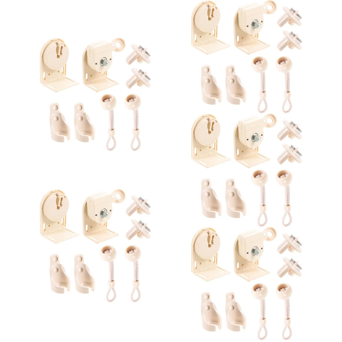 

5 Sets of Bungee Cord Curtain Bracket Set Blinds Shades Windproof Holder Accessories