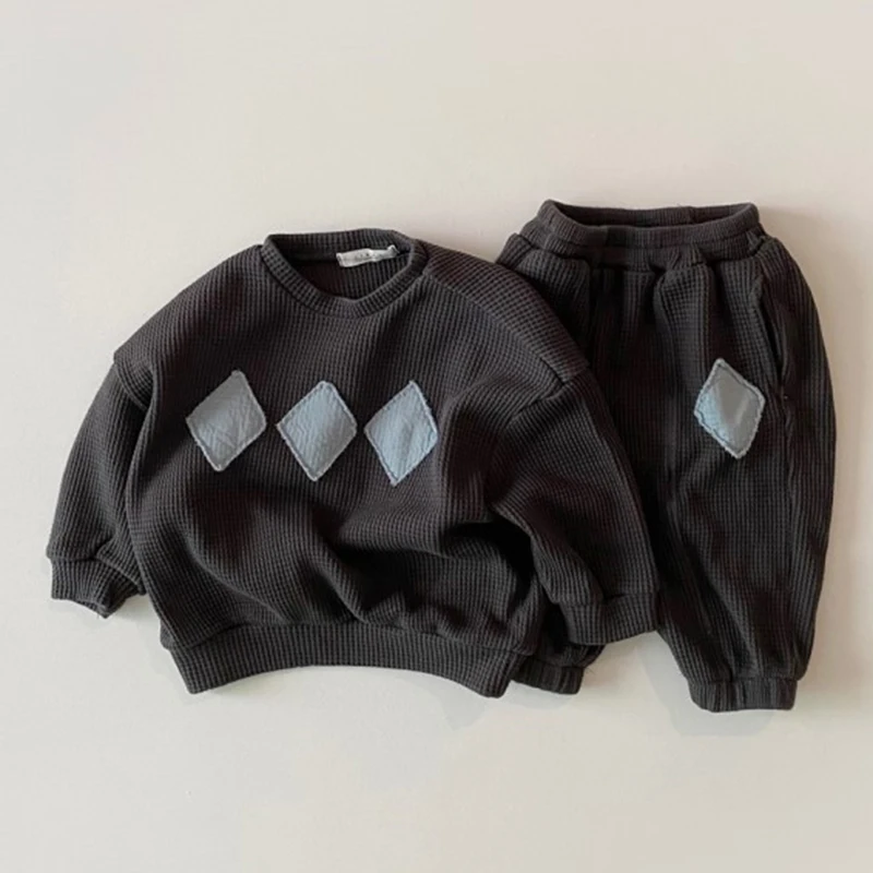 

Baby Boy Clothes Set Cotton Hoodie Tops+ Pants 2pcs Casual Outfits Autumn Spring Korean Fashion Kids Toddler Girls Boys Clothes