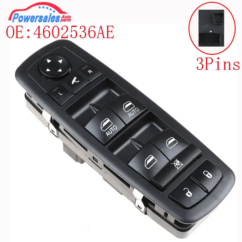 

Новый переключатель стеклоподъемника Power Master для Chrysler Town Country Dodge Grand Caravan 08-15 4602536AE 4602536AD 4602536AF 4602536AG