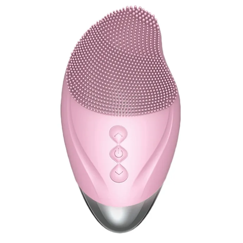 

Electric Massage Sonic Facial Cleansing Brushes Silicone Washing Machine Skin Tools Electric Rechargeable Temperature Heating