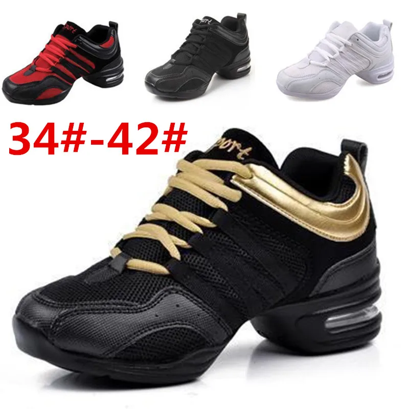 

New Mesh Women Sports Feature Soft Outsole Breath Dance Shoes Sneakers Woman Practice Shoes Modern Dance Jazz Shoes Women Shoes