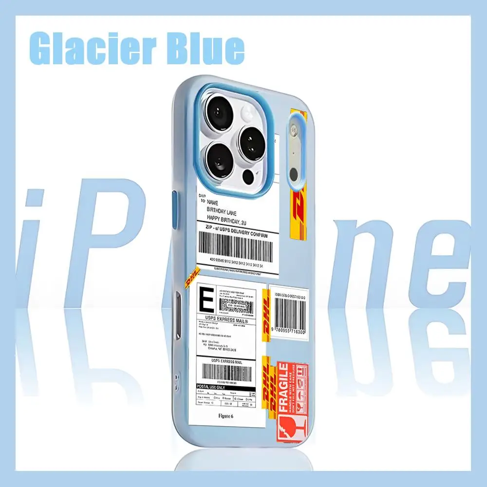 Фото Чехол D-Dhl Express Label для iPhone 17 Air, 16, 15, 14, 13, 12, 11 Pro Max Plus, черный, 2-в-1, гелевый чехол №4