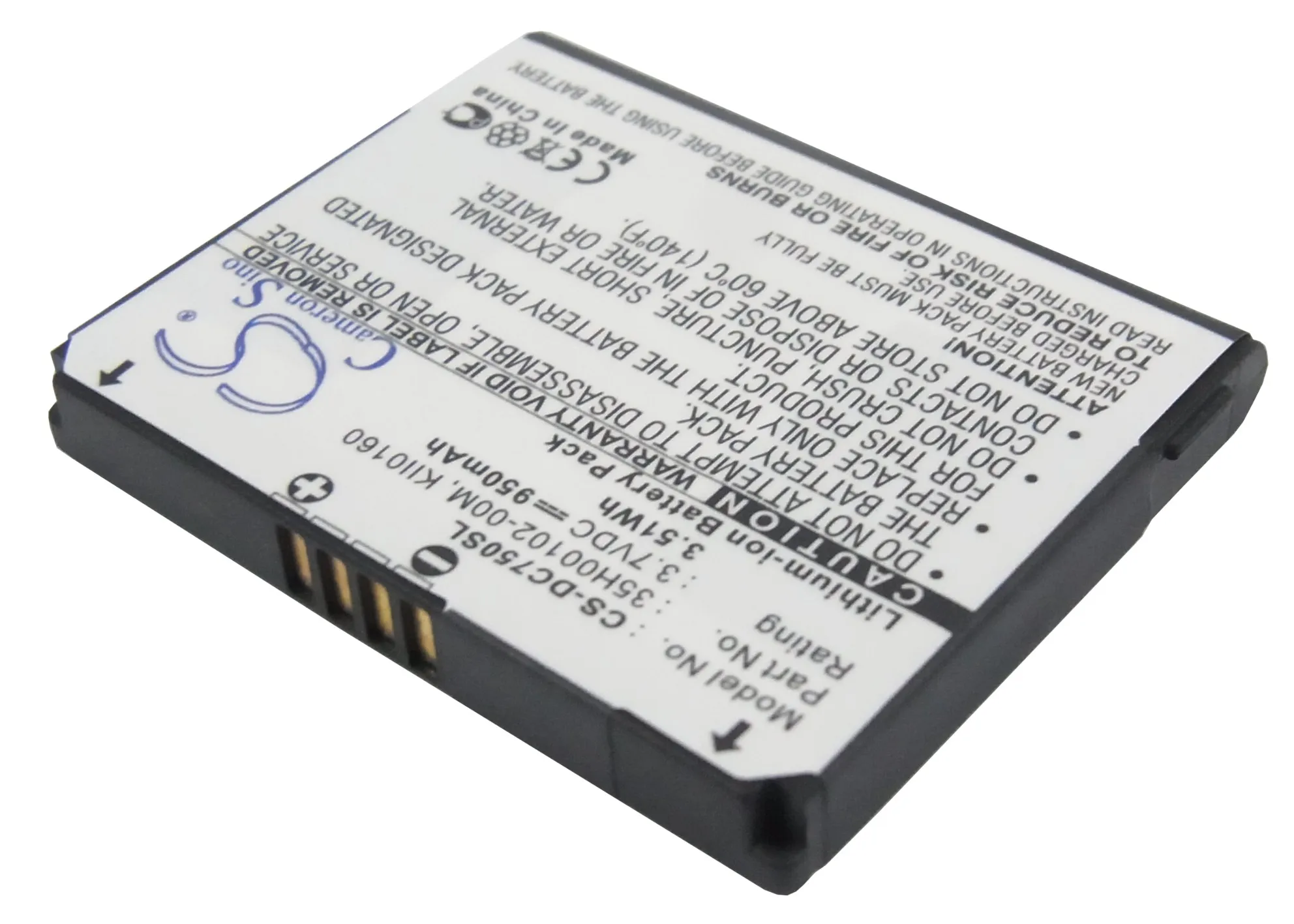 

950mAh KII0160 35H00102-00M Battery for Vodafone 920